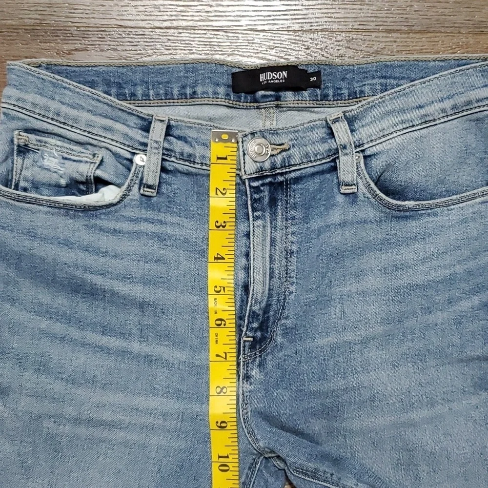 Hudson nico super skinny distressed jeans